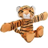 Wild republic knuffel tijger junior 20 cm pluche oranje/zwart