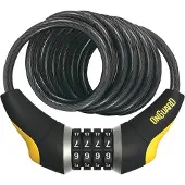 Onguard 8032 spiraalkabel slot Dobermann 185 cm, Ø 10 mm, zwart