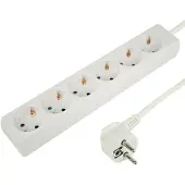 Merkloos Stekkerdoos | TCD 6V + RA 3 meter 3x1.5mm² wit