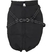 vidaXL Hondenjas Zwart L68 Fleece en polyester