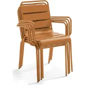 Oviala - Karamel tuin- en metalen stoelen - Palavas