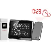 KIENZLE Weerstation - Wandprojectie - Thermo-, Hygrometer - Grijs
