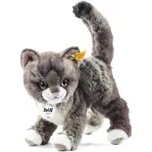 Steiff 099335 Kitty Katze, 25 cm, grijs/beige, staand