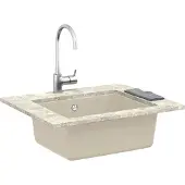 vidaXL Wasbak Beige 530 x 460 mm 80% Kwarts en 20% Hars