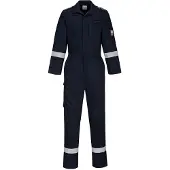 Portwest FR502 Bizflame Plus beschermende overall, marineblauw, maat M