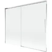 Mexen Rox badwand tweedelig schuifbaar 190 x 150 , transparant, chroom - 8C9-190-001-01-00