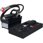 Ks Tools 440.9991 Hydraulische eenheid 16 t, met lucht-hydraulische pomp, 13-delig