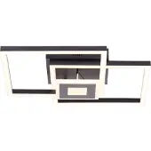 Brilliant G99903A06 Bray Plafondlamp Zwart - 22W/2900LM/3000K