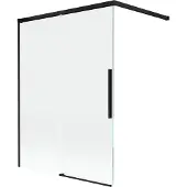 Mexen Rox badwand 2-delige schuifwand 120 x 150 , transparant, zwart - 8C9-120-003-70-00