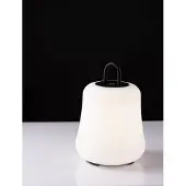 Nova Luce Tafellamp Jigra oplaadbaar antraciet met wit