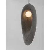 Lyora Natuurlijke hanglamp Tempus grijs 48cm