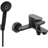 Mexen Milo R40 badkraan met doucheset, zwart - 7133R40-70