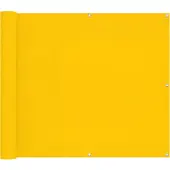 vidaXL Balkonscherm Geel 100 x 200 cm Oxford Stof