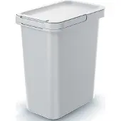 Nabbi 29x19x35 Cm Recycling Bin Zilver