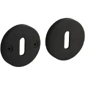 Intersteel Sleutelrozetten Verdekt met Nokken ø55x8mm PVD Zwart