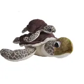 Wild republic Knuffel - 37x20 cm - Moeder & Jong - Schildpad - - OneSize - Knuffels