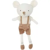 Jollein - Knuffel Mouse - Bowie - 32cm - Zachte Knuffel Muis
