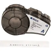 Brady M21-250-595-WT tape vinyl zwart op wit 6,35 mm x 6,40 m (origineel)