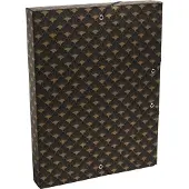 Exacompta 8x Klasseerdoos met rug 25mm in glanskarton 600g/m2 Neo Deco - Geassorteerd - 59350E