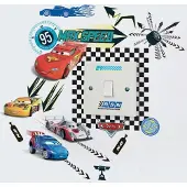 Worlds Apart Muurstickers Cars - Lichtschakelaar