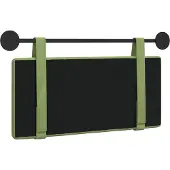 vidaXL Hangend hoofdbord Lichtgroen Fluweel
