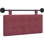 vidaXL Hangend hoofdbord Stof