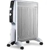 Trebs Mobiele micathermische elektrische kachel op wielen 2000W Wit