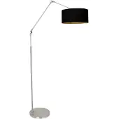 Steinhauer Vloerlamp Prestige Chic metaal met zwarte kap