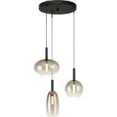 Masterlight 3L vide hanglamp Lido met gold-fading glas