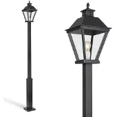 Ks Verlichting Zwarte Lantaarn Square 243cm Zwart