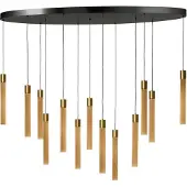 Eth Moderne eettafellamp Evelyn 13-lichts