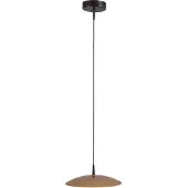 Masterlight Hanglamp Scala 1lichts zwart nikkel/mat goud