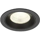 SLV Inbouwspot Numinos L zwart 4000K - 55gr