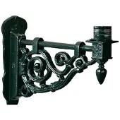 Ks Verlichting Nostalgische Wandsteun Marken Zwart