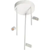 Eth 3-lichts plafondlamp Minora led - wit