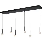 Masterlight 6-lichts hanglamp Fabro led - dappled oil