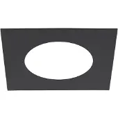 SLV Inbouwframe voor Numinos L recht 240/150mm zwart