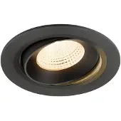 SLV Inbouwspot Numinos Move L zwart 2700K - 55gr