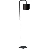 Masterlight Vloer Schemerlamp Venus 152cm met zwarte lampenkap