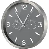 Bresser OPTUS MyTime DCF thermo/hygro wandklok 25cm (athrazit)