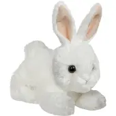 Aurora Pluche knuffel konijn - wit - 20 cm - boerderij dierenknuffel