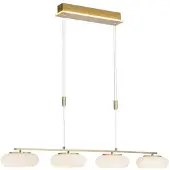 Paul Neuhaus 4-lichts hanglamp Q-Etienne messing recht