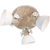 Mexlite Spot gearwood 3063w wit