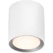 Nordlux Landon Long LED-plafondlamp voor badkamer LED LED 6.5 W Warmwit tot neutraalwit Wit