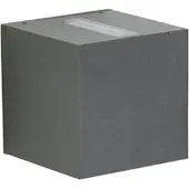 Albert Vierkante Led muurlamp Lino 10,5cm-antraciet