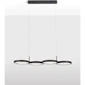 Lyora Moderne hanglamp Magnus zwart 84cm