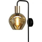 Masterlight Wandlamp Bounty Zwart/Goud downlight