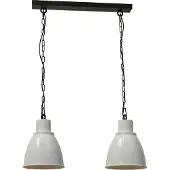 Masterlight Retro eettafellamp Industria 2x27