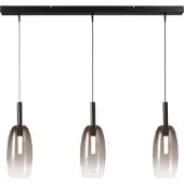 Masterlight 3L hanglamp Ø 11,5cm Lido Olive met smoke-fading glas
