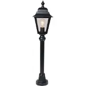 Franssen Klassieke tuinlamp Quadrana 78cm zwart